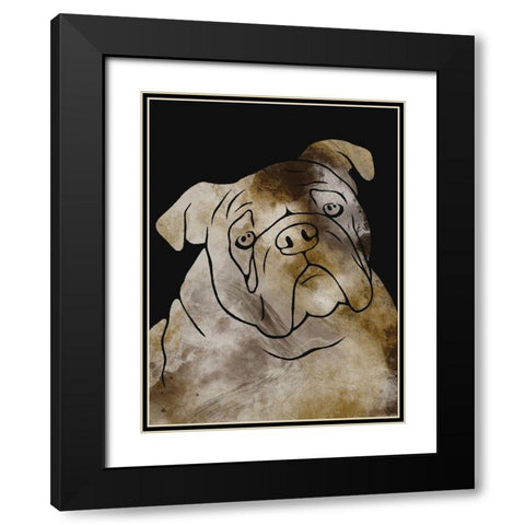 Doggy Wonders 2 Black Modern Wood Framed Art Print with Double Matting by Prime, Marcus
