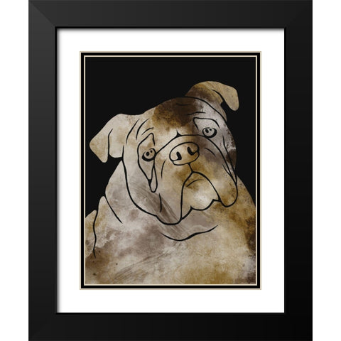 Doggy Wonders 2 Black Modern Wood Framed Art Print with Double Matting by Prime, Marcus