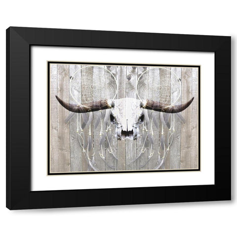 Broken Skull Ranch Black Modern Wood Framed Art Print with Double Matting by Prime, Marcus