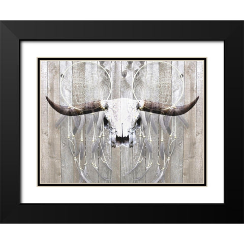 Broken Skull Ranch Black Modern Wood Framed Art Print with Double Matting by Prime, Marcus
