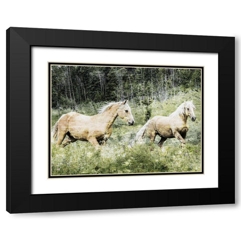 Free Spirits 2 Black Modern Wood Framed Art Print with Double Matting by Prime, Marcus