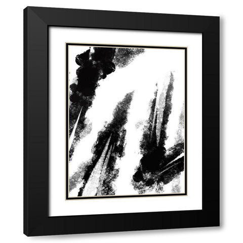 Striking Seams 2 Black Modern Wood Framed Art Print with Double Matting by Prime, Marcus