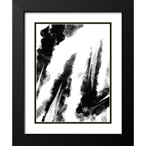 Striking Seams 2 Black Modern Wood Framed Art Print with Double Matting by Prime, Marcus
