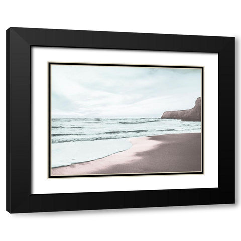 Coastal Breeze 1 Black Modern Wood Framed Art Print with Double Matting by Prime, Marcus