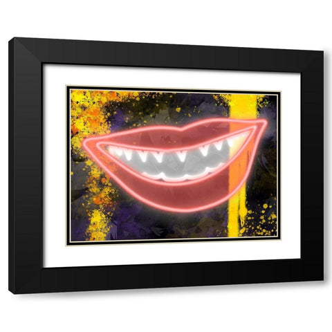 Urban Smile Black Modern Wood Framed Art Print with Double Matting by Prime, Marcus