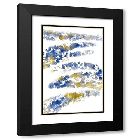 Geometric Splendor 1 Black Modern Wood Framed Art Print with Double Matting by Prime, Marcus