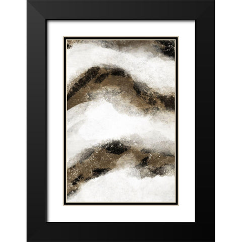 Rocking Waves 1 Black Modern Wood Framed Art Print with Double Matting by Prime, Marcus