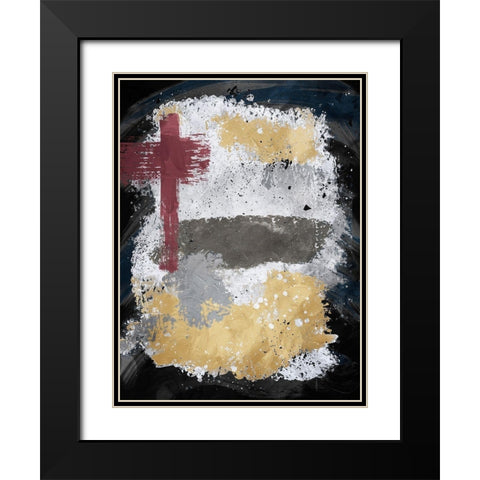 Spacely Realms Black Modern Wood Framed Art Print with Double Matting by Prime, Marcus
