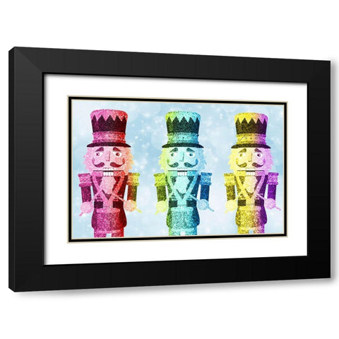 Nutcracker Glow 1 Black Modern Wood Framed Art Print with Double Matting by Prime, Marcus