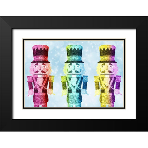 Nutcracker Glow 1 Black Modern Wood Framed Art Print with Double Matting by Prime, Marcus