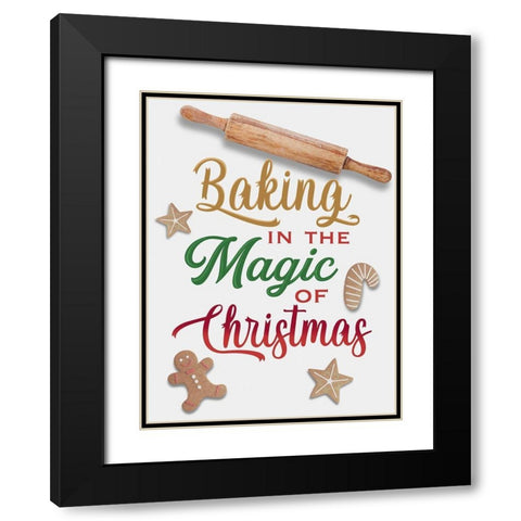 Baking The Magic Black Modern Wood Framed Art Print with Double Matting by Prime, Marcus