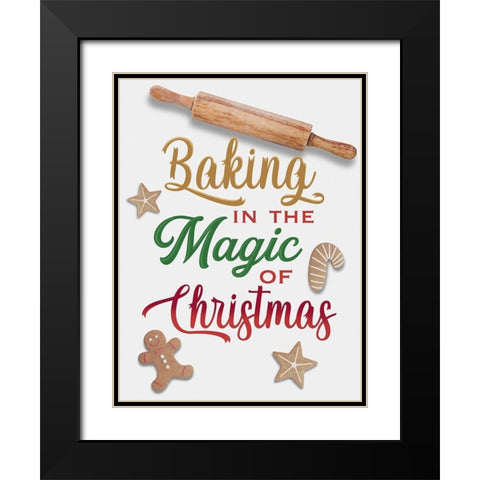 Baking The Magic Black Modern Wood Framed Art Print with Double Matting by Prime, Marcus