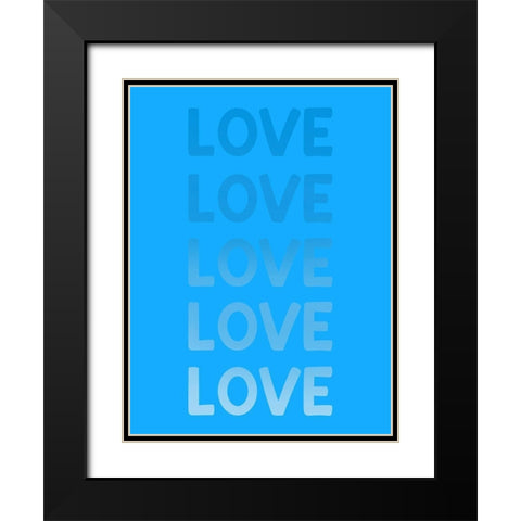Radiant Words 1 Black Modern Wood Framed Art Print with Double Matting by Prime, Marcus