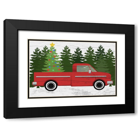Tree Shopping 1 Black Modern Wood Framed Art Print with Double Matting by Prime, Marcus