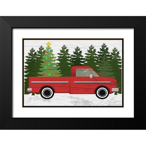 Tree Shopping 1 Black Modern Wood Framed Art Print with Double Matting by Prime, Marcus