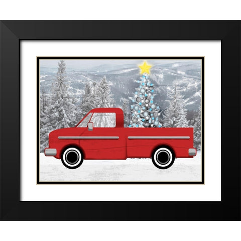 Holiday Fun Black Modern Wood Framed Art Print with Double Matting by Prime, Marcus