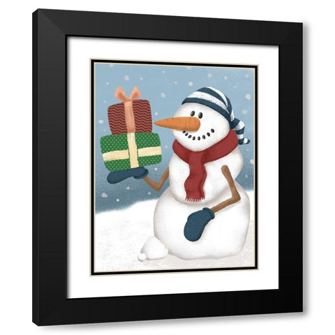 Wonderland Gifts 1 Black Modern Wood Framed Art Print with Double Matting by Prime, Marcus