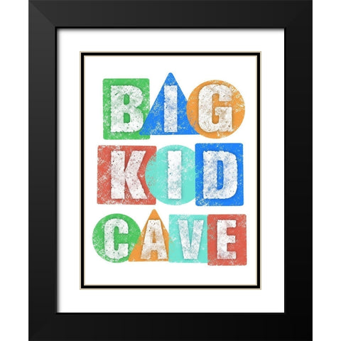 Big Kid Cave Black Modern Wood Framed Art Print with Double Matting by Prime, Marcus