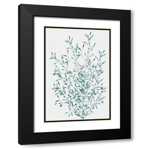 Misty Grass Black Modern Wood Framed Art Print with Double Matting by Prime, Marcus