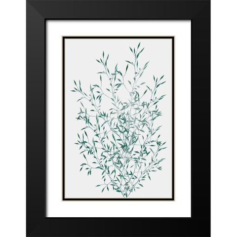 Misty Grass Black Modern Wood Framed Art Print with Double Matting by Prime, Marcus