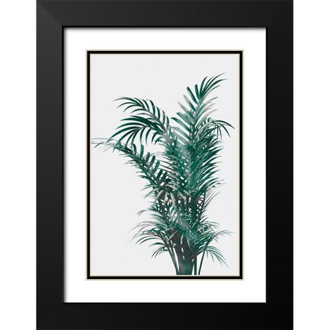 Windy Fern Black Modern Wood Framed Art Print with Double Matting by Prime, Marcus