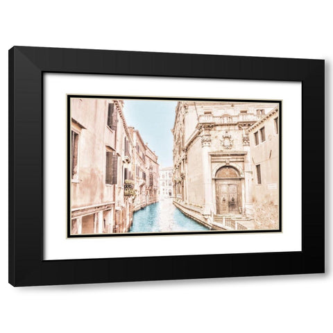 Venice Beauty Black Modern Wood Framed Art Print with Double Matting by Prime, Marcus