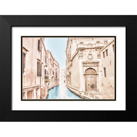 Venice Beauty Black Modern Wood Framed Art Print with Double Matting by Prime, Marcus