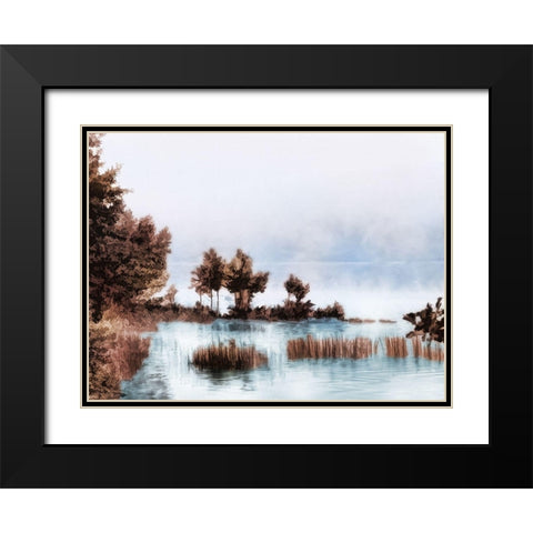 Brass Landscape 2 Black Modern Wood Framed Art Print with Double Matting by Prime, Marcus