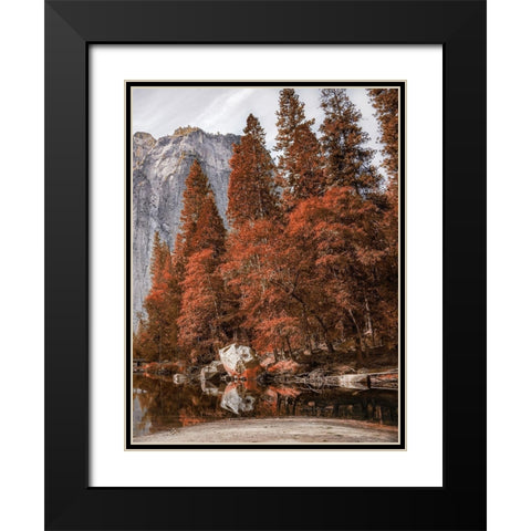 Relaxing Hike 2 Black Modern Wood Framed Art Print with Double Matting by Prime, Marcus