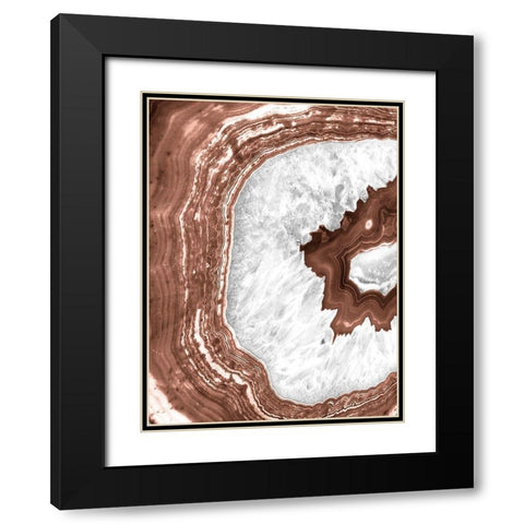 Autumn Aurora Geod Black Modern Wood Framed Art Print with Double Matting by Prime, Marcus
