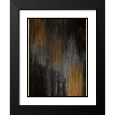 Dark Reflection Black Modern Wood Framed Art Print with Double Matting by Prime, Marcus