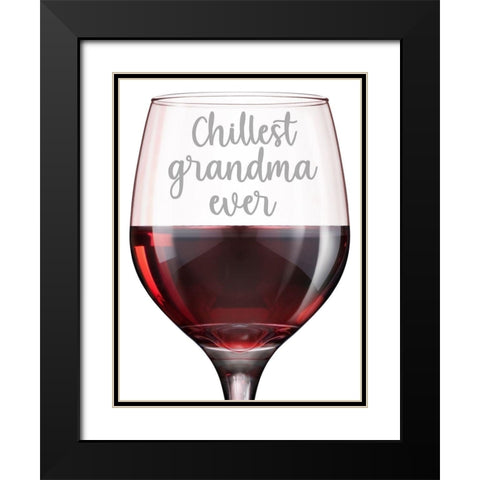 Chill Grandma Black Modern Wood Framed Art Print with Double Matting by Prime, Marcus