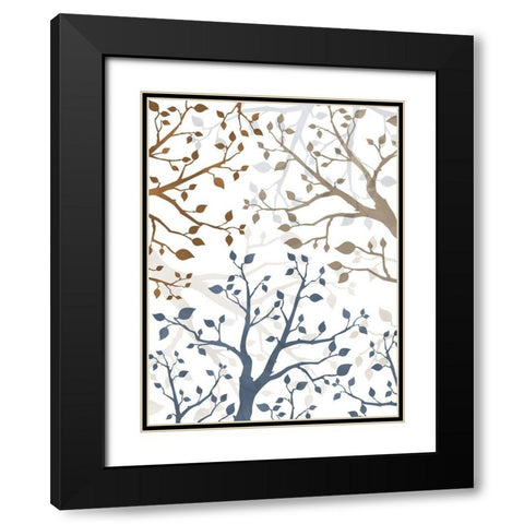 Peering Thru Branches 2 Black Modern Wood Framed Art Print with Double Matting by Prime, Marcus