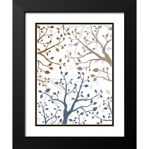 Peering Thru Branches 2 Black Modern Wood Framed Art Print with Double Matting by Prime, Marcus