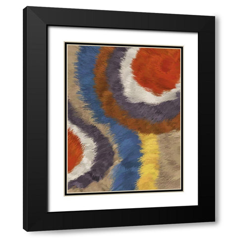 Shaggy Comfort Black Modern Wood Framed Art Print with Double Matting by Prime, Marcus