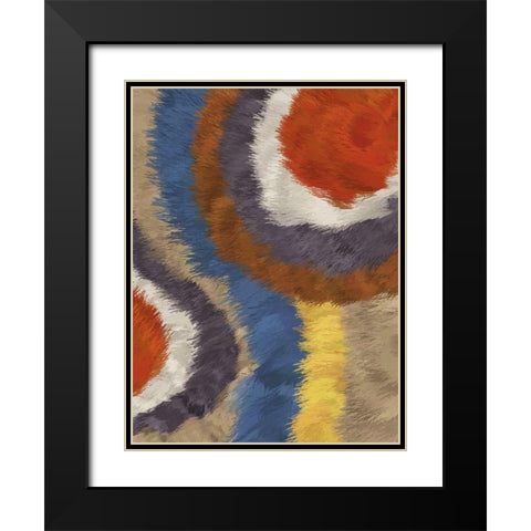 Shaggy Comfort Black Modern Wood Framed Art Print with Double Matting by Prime, Marcus