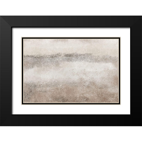 Earthly Construct 1 Black Modern Wood Framed Art Print with Double Matting by Prime, Marcus