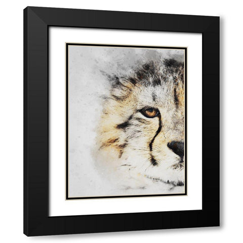 Winters Gaze Black Modern Wood Framed Art Print with Double Matting by Prime, Marcus
