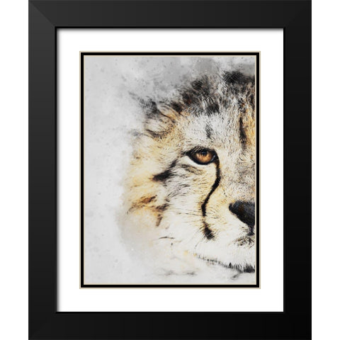 Winters Gaze Black Modern Wood Framed Art Print with Double Matting by Prime, Marcus