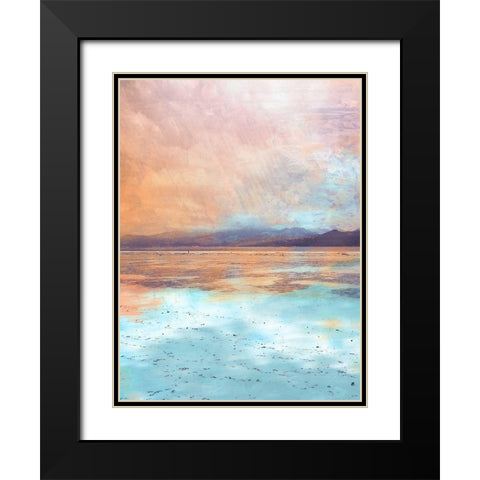 Coastal Sunset 2 Black Modern Wood Framed Art Print with Double Matting by Prime, Marcus