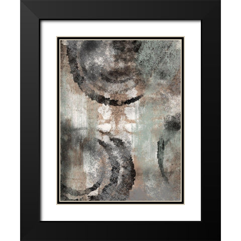 Cavernous Stains 2 Black Modern Wood Framed Art Print with Double Matting by Prime, Marcus