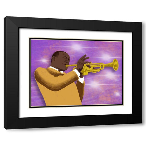 Live Energy 1 Black Modern Wood Framed Art Print with Double Matting by Prime, Marcus