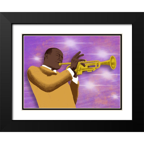 Live Energy 1 Black Modern Wood Framed Art Print with Double Matting by Prime, Marcus