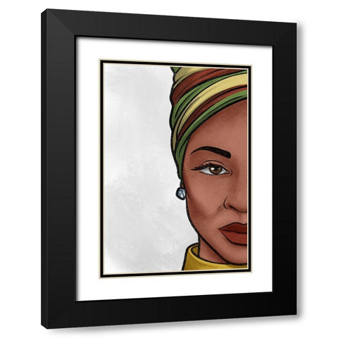Power And Strength 1 Black Modern Wood Framed Art Print with Double Matting by Prime, Marcus