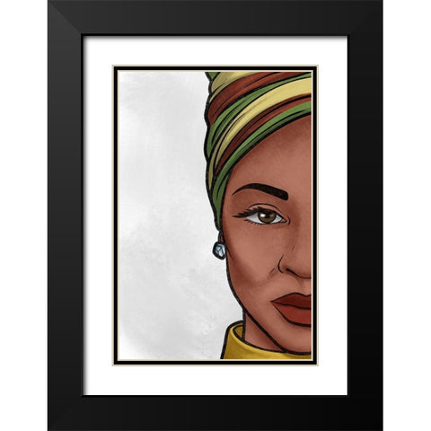 Power And Strength 1 Black Modern Wood Framed Art Print with Double Matting by Prime, Marcus
