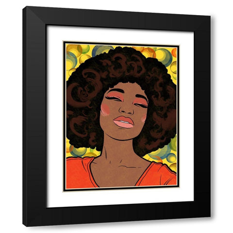 Sparkling Dancer  Black Modern Wood Framed Art Print with Double Matting by Prime, Marcus