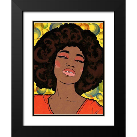 Sparkling Dancer  Black Modern Wood Framed Art Print with Double Matting by Prime, Marcus