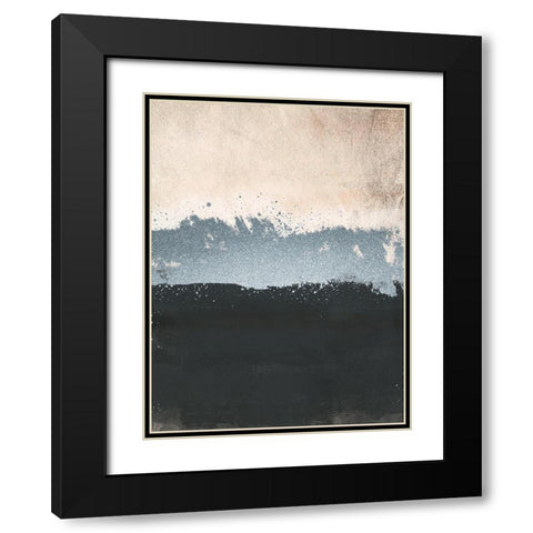 Glitzy Streak 1 Black Modern Wood Framed Art Print with Double Matting by Prime, Marcus