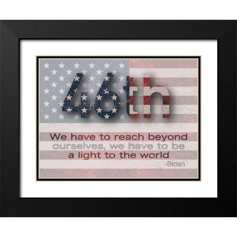Light To The World Black Modern Wood Framed Art Print with Double Matting by Prime, Marcus