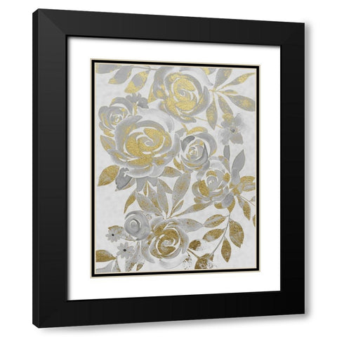 Midas Touch 1 Black Modern Wood Framed Art Print with Double Matting by Prime, Marcus